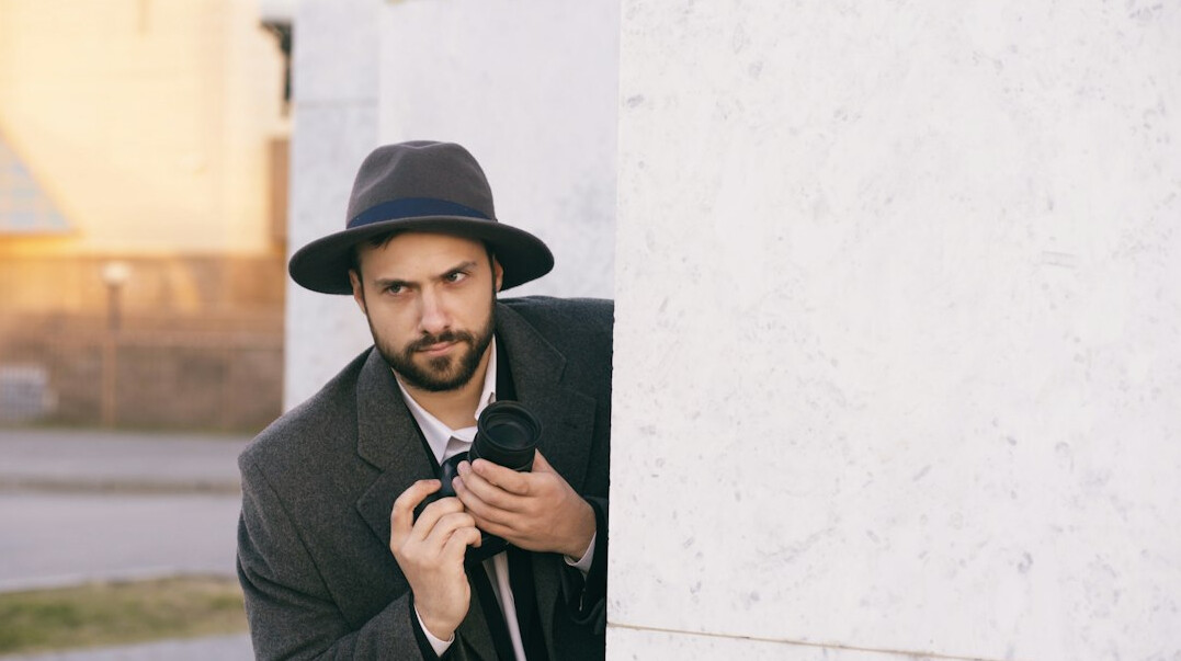 vintage detective hat